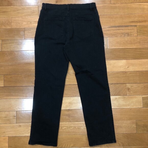 Gloria Vanderbilt Amanda Classic 5-pocket Straight Leg Black Jeans Size 10 Short - Picture 2 of 7